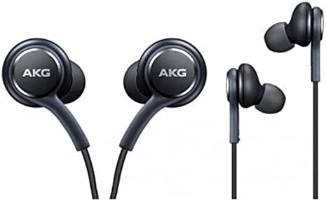 Samsung/AKG EO-IG955BSEGWW Écouteurs Mains Libres Officiels pour Samsung Galaxy S8/S8 calibrés par AKG/Harman Kardon, Anti-Noeuds, Noir Fiche Technique et Prix au Maroc