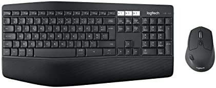Logitech MK850 Combo Clavier et Souris sans Fil Multidispositifs, 2,4 GHz/Bluetooth, Structure Courbée, Souris sans FIl, 12 Boutons Programables, Batterie Longue Durée 3 Ans, PC/Mac, AZERTY Français Fiche Technique et Prix au Maroc
