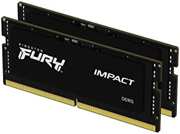 Kingston FURY Impact 32Go (2x16Go) 4800MT/s DDR5 CL38 SODIMM Mémoire d’ordinateur Portable de Gamer Kit de 2 - KF548S38IBK2-32 Fiche Technique et Prix au Maroc