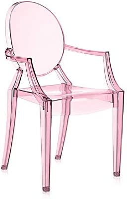 Kartell Ghost Chaise Lou, Rose Transparent, 39 x 37 x 63 cm Fiche Technique et Prix au Maroc