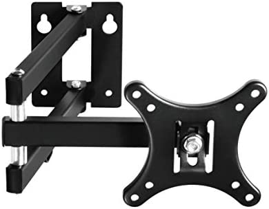 Polarduck Support Murale TV Orientable et Inclinable pour écrans 13-30 Pouces (33-76cm) LED LCD Plasma et Moniteur , VESA Max 100 x 100mm, Min 75 x 75mm, Capacité Max 20kg, Noir Fiche Technique et Prix au Maroc