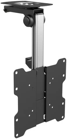PureMounts PM-Slope-37 - Support de Plafond pour le TV - inclinable jusqu'à 105° - pour les Pentes du Toit - Hauteur ajustable, Charge max. 20kg, VESA max. 200x200, universel Fiche Technique et Prix au Maroc