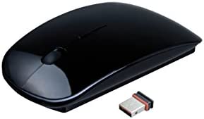 APM 100102 - Souris Sans Fil Optique - Souris Ergonomique Sans Fil - Technologie Sans Fil 2,4 Ghz - Sélection dpi 800/1600 - 4 Boutons et 1 Molette de Défilement - Connexion USB - Avec Piles - Noire Fiche Technique et Prix au Maroc