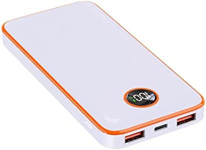 Odetrik Batterie Externe 10000 mAh 22,5 W PD & QC 3.0 Chargeur Portable Charge Rapide, entrée et Sortie USB C avec écran LCD Batterie Externe Compatible avec iPhone, Samsung, Huawei, Xiaomi (Blanc) Fiche Technique et Prix au Maroc