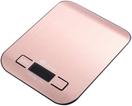QUMOX 1g-5000g Balances électroniques LCD de Poche numériques Balance Cuisine Cuisine 5Kg RG Rose Avis, Fiche Technique et Prix au Maroc