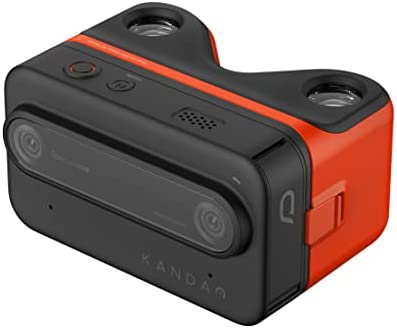Kandao 3D Appareils Photo instantanés, QooCam Ego, Appareil Photo instantané 4K 60FPS avec écran Tactile de 2,54 Pouces, Compatible avec Divers appareils VR Fiche Technique et Prix au Maroc
