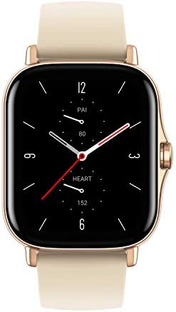 Amazfit GTS 2 Smartwatch Unisex-Adult, Gold, Square Fiche Technique et Prix au Maroc