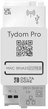 Delta Dore - Passerelle maison connectée pour tableau électrique Tydom Pro. Box domotique, sans abonnement, compatible contrôle vocal, commande à distance – 6700117 Blanc Avis, Fiche Technique et Prix au Maroc