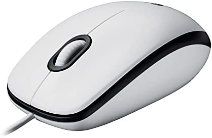 Logitech M100 Souris USB Filaire, 3 Boutons, 1000 PPP, Suivi Optique, Ambidextre, Compatible avec PC, Mac, Ordinateur Portable - BlancAvis,  Fiche Technique et Prix au Maroc