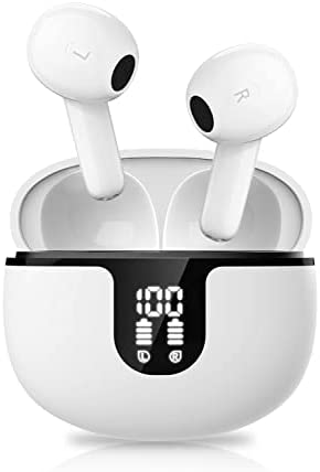 Mommys Helper Ecouteurs Bluetooth sans Fil,Ecouteurs sans Fil Hi-FI Son Stéréo,Ecouteur Bluetooth 5.2 avec HD Mic,Contrôle Tactile,IPX7 Étanche Écran LED,40 Heures Durée de Lecture Fiche Technique et Prix au Maroc