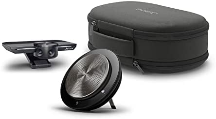 Jabra PanaCast Meet Anywhere, Kit de visioconférence - Caméra avec vue panoramique 4K, Jabra Speak 750 - Certifié MS Teams, Zoom & Google Meet - Étui de transport, câble USB 1 m Fiche Technique et Prix au Maroc