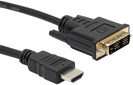 APM 590488 - Cordon HDMI/DVI-D Connecteurs Mâle/Mâle - Accessoires pour TV et Vidéo - Transfert Audio et Vidéo - Connexion Ordinateur vers Écran LCD/Plasma/Vidéoprojecteur - Longueur 1,8 m - Noir Fiche Technique et Prix au Maroc
