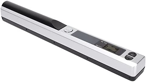 Scanner de Documents, Scanner Portable, Scanner Photo Texte Image, Scanner Portable Jusqu'à 900 DPI pour la Maison, le Bureau à Domicile ou les Professionnels Occupés(Argent Noir)Avis,  Fiche Technique et Prix au Maroc