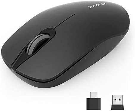 Inateck Souris sans Fil, 2,4 Ghz Récepteurs USB A et USB C, Mini Souris Silencieuse, DPI 1500, pour Notebook, Ordinateur Portable, PC, MacBook, MS02001 Noir Fiche Technique et Prix au Maroc