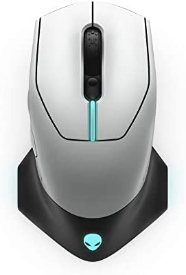 Souris de gaming filaire/sans fil Alienware 610M - AW610M, Lunar Light Fiche Technique et Prix au Maroc