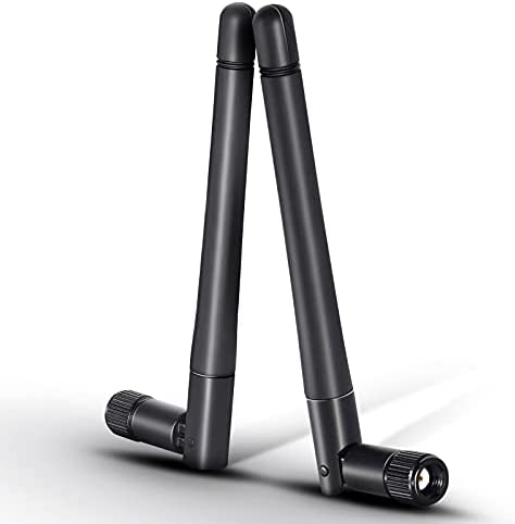 Eightwood Antenne WiFi 2.4Ghz 5Ghz Dualband Antenne WiFi MIMO RP SMA Antenne WLAN 2 pièces pour Carte WiFi Cartes PCI WLAN Routeur sans Fil Bluetooth Multi-Way Fiche Technique et Prix au Maroc