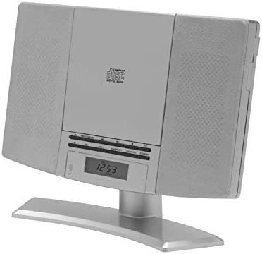 Mini chaîne Denver MC-5220 Silver avec Lecteur CD, Radio FM, entrée AUX, Horloge et Alarme. Possibilité de l'accrocher au Mur. Couleur : argenté. 111161200300 Fiche Technique et Prix au Maroc