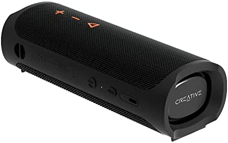 Creative MUVO Go Enceinte Bluetooth 5.3 Portable et étanche, Jusqu’à 18 Heures d’autonomie, étanche IPX7, Basses puissantes, Liaison stéréo sans Fil (Noir) Fiche Technique et Prix au Maroc