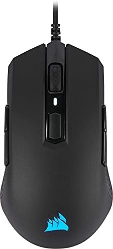 Corsair M55 PRO RGB, Ambidextre D'adhérence Multiples Optique Souris Gaming (12400DPI Optique Capteur, Légère, 8 Boutons Programmables, Rétroéclairage LED RGB) - Noire Fiche Technique et Prix au Maroc