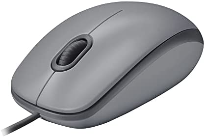 Logitech M110 Souris Filaire USB, Boutons Silencieux, Taille Standard au Design Confortable, Ambidextre, Compatible avec PC/Mac/Portable - Gris Fiche Technique et Prix au Maroc