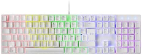 Mars Gaming MK422 Blanc, Clavier Mécanique Gaming RGB, Antighosting, Switch Mécanique Bleu, Langue Française Fiche Technique et Prix au Maroc