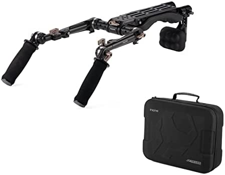 TILTA TA-LSR-B-2 Lightweight Shoulder Rig Rosace d'épaule légère Double Plaque de Base pour Sony A1 A7S III A7M4 FX3 R5 R5C GH6 Rouge Komodo Fiche Technique et Prix au Maroc