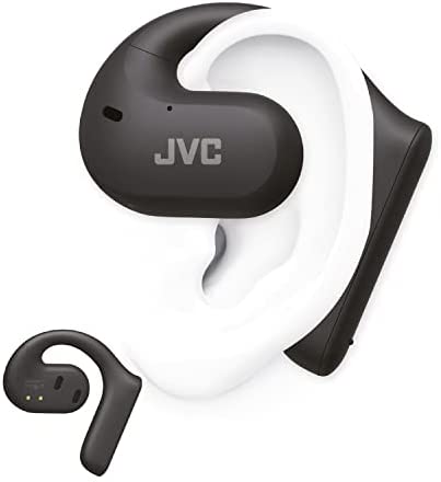 JVC Nearphones, écouteurs True Wireless, Design Oreilles Libres, Water Proof (IPX4) pour Le Running, Micro Fonction Mute, Autonomie 17H, Bluetooth 5.1, HA-NP35T-B (Noir) Fiche Technique et Prix au Maroc
