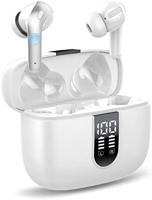 taopod X08 Ecouteurs Bluetooth sans Fil,Casque sans Fil éCouteurs USB C,40 Heures De Lecture ContrôLe Tactile éTanchéIté Ipx7 Ecouteurs sans Fil Sport(Blanc) Fiche Technique et Prix au Maroc