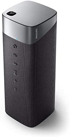 Philips AVENT Enceinte Bluetooth S5505/00, Hauxt-Parleur sans Fil avec Microphone (3,15 Pouces, Bluetooth 50, Ipx7 Étanche, 12 Heures d'Auxtonomie) Gris Fiche Technique et Prix au Maroc