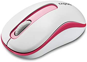 Rapoo Souris optique sans fil 2,4GHz "M10+" (bluetooth, souris d'ordinateur, design, avec boutons et molette de défilement) Blanc/Rose Fiche Technique et Prix au Maroc