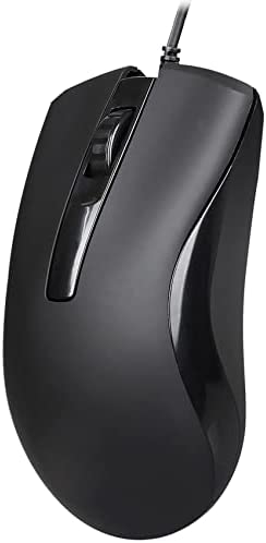 lumcov Souris Filaire USB,Souris Gaming, Ambidextre,2400 DPICompatible avec PC/Mac/Ordinateur Portable/Ordinateur Portable/Bureau Câble 1.5M(Noir) Fiche Technique et Prix au Maroc