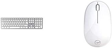 Mobility Lab Clavier français AZERTY sans fil pour Mac – blanc et argenté & Lab ML301877 Souris sans fil Bluetooth pour Mac Apple et PC Blanc Fiche Technique et Prix au Maroc