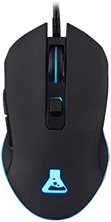 The G-Lab Kult Helium Souris Gamer Filaire USB - Capteur Optique 800 à 3200 DPI, Rétroéclairage LED 7 Couleurs, 6 Boutons - Souris Gaming Confortable et Légère - Compatible PC PS4 Xbox One PS5 (Noir) Fiche Technique et Prix au Maroc