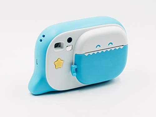 Creacam Appareil Photo numérique instantané pour Enfants avec 12 feutres, Album de Scrapbooking pour Enfants, 2 Rouleaux de Ruban adhésif Bleu Fiche Technique et Prix au Maroc