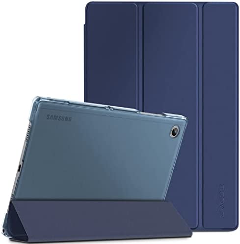 CACOE Coque Compatible avec Samsung Galaxy Tab A8 10.5 2022/2021 Tablette (SM-X205/ ​X200), Ultra Fin Étui de Protection Semi-Translucide Mat avec Fonction réveil/Sommeil Automatique, Bleu Marine Fiche Technique et Prix au Maroc