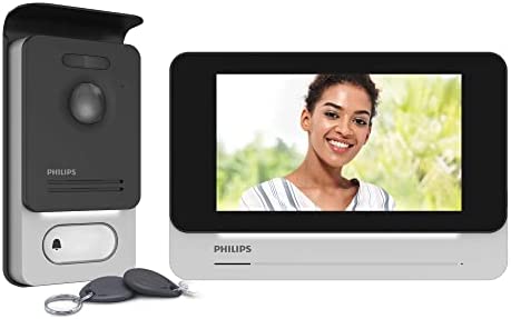 Philips Welcome - Visiophone - Tactile qualité d'image/Haut Niveau de sécurité, Noir, 7, Platine inclus avec option RFID et inclus 2 badges - 531001 Avis, Fiche Technique et Prix au Maroc