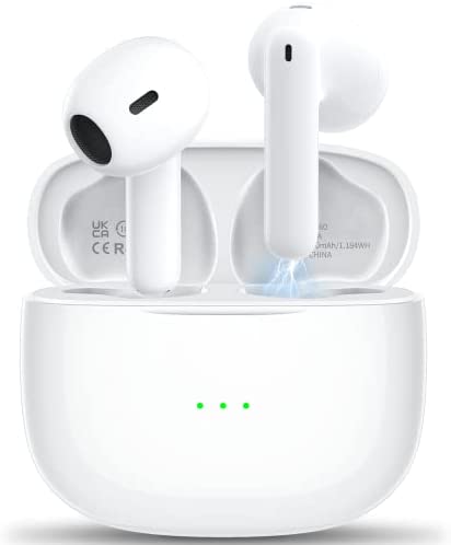 kauguo Ecouteurs Bluetooth sans Fil 5.3 Écouteurs sans Fil à Réduction de Bruit ENC 4 Microphones Intégrés Hi-FI Son Stéréo 36H Durée Lecture IPX6 Étanche Contrôle Tactile pour iOS Android Samsung Fiche Technique et Prix au Maroc