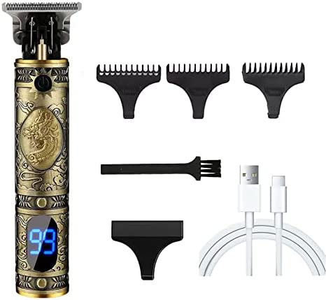 LAZY LADY Tondeuse Cheveux Hommes - Rasoir Electriques Hommes - LED Écran pour Tondeuse Barbe sans Fil - Charge USB - Tondeuse Barbe et Cheveux (Dragon) Avis, Fiche Technique et Prix au Maroc