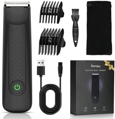 Tondeuse Corps Homme, Tondeuse Intime Homme IPX7 Étanche, Lame En Céramique Antirouille, Tondeuse Parties Intimes, Rasoir Corps Homme, Élimine Facilement Les Poils Intimes et Corporels, Cadeau Hommes Avis, Fiche Technique et Prix au Maroc