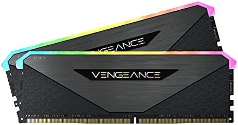 Corsair Vengeance RGB RT 32Go (2x16Go) DDR4 3200MHz C16 Mémoire de Bureau (Éclairage RGB Dynamique, Optimisé pour AMD 300/400/500 Series, Compatible avec Intel 300/400/500 Series) Noir Fiche Technique et Prix au Maroc