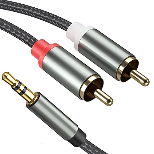 Froggen Câble RCA Jack Audio Stéréo Cordon Jack 3.5mm vers 2 RCA, Câble RCA Jack Audio Compatible avec Amplificateur Chaîne HiFi Barre de Son Home Cinéma TV Autoradio Smartphone Fiche Technique et Prix au Maroc