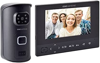 Vidéophone Maison - Visiophone sans Fil - Interphone Porte sans Fil - Interphone Touches sensitives Interphone sans Fil AirVisio 200 - PVS0009 SCS Sentinel Avis, Fiche Technique et Prix au Maroc