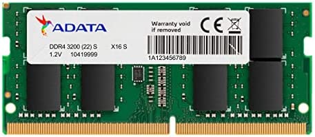 ADATA Premier Mémoire DDR4 8 Go 3200 MHz (PC4-25600) CL22 SODIMM 1024 x 8 Fiche Technique et Prix au Maroc