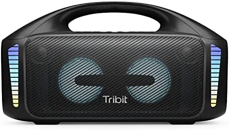 Tribit Haut-Parleur Bluetooth StormBox Blast, Haut-Parleur Portable de fête 90 W Son stéréo Fort avec LED XBass Bluetooth 5.3, étanche IPX7, TWS, 30 Heures de Temps de Jeu pour l'extérieur Fiche Technique et Prix au Maroc