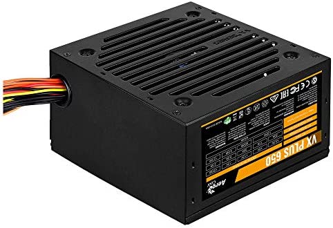 Aerocool VX Plus 650W ATX Noir unité d'alimentation d'énergie - Unités d'alimentation d'énergie (650 W, 47-63, 120 W, 600 W, 120 W, 3, 6 W) Fiche Technique et Prix au Maroc