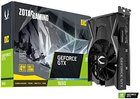 Zotac Carte Graphique Nvidia GeForce GTX 1650 OC 4Go GDDR6 Fiche Technique et Prix au Maroc