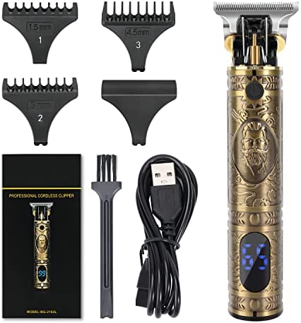 Tondeuse Cheveux Hommes, Tondeuse Cheveux, Tondeuse Barbe Electriques Professionnelle, sans fil avec écran LCD, tondeuse cheveux rechargeable pour hommes，pour Coupe et Contours Barbe Avis, Fiche Technique et Prix au Maroc