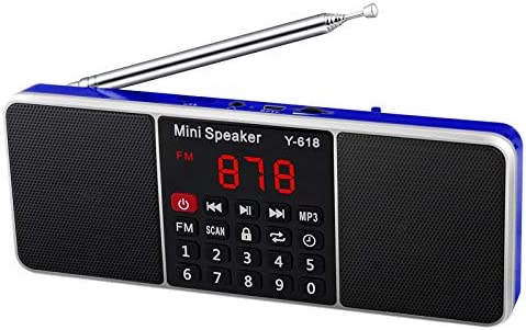 RUIHUA Portable Mini récepteur Radio FM Haut-Parleur, Lecteur MP3 Affichage de l'heure USB LED Lecteur d'écran d'arrêt à Deux canaux radios Support de Carte TF Fiche Technique et Prix au Maroc