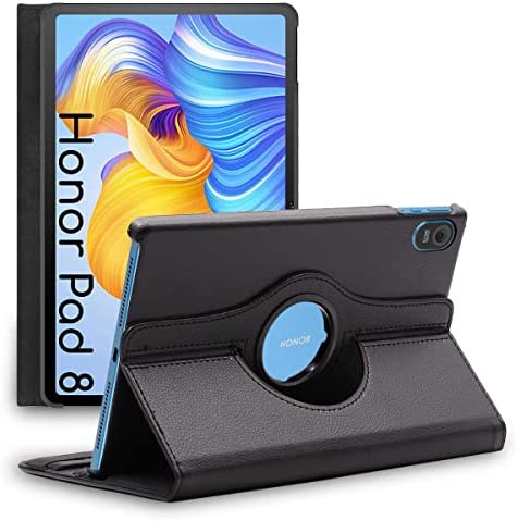 ebestStar - Housse Compatible avec Honor Pad 8 Coque Support Rotatif 360°, Etui Protection PU Cuir, Noir Fiche Technique et Prix au Maroc