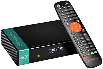 GTMEDIA V8 X DVB-S2X Décodeur Satellite Récepteur, Fente pour Carte CA pour Fransat, Prise en Charge HEVC H.265 Principal 10bit PVR Timeshift avec Wi-FI/TV SCART Fiche Technique et Prix au Maroc